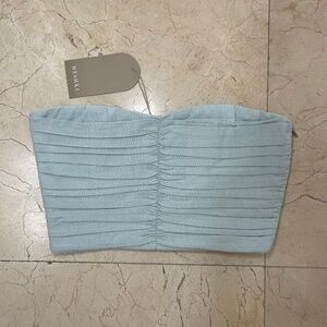 McKenna Gathered Linen Top